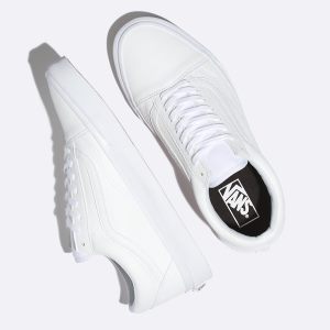 Vans Bayan Spor Ayakkabı Classic Tumble Old Skool Beyaz | 18557-490